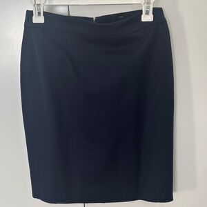 Navy Pencil Skirt